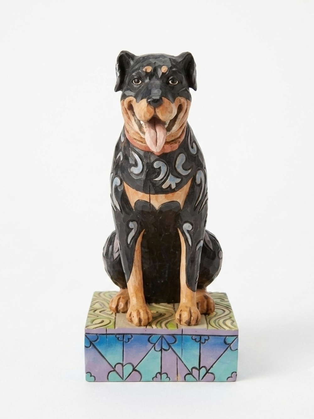 Jim Shore Heartwood Creek Roddie Rottweiler Dog Figurine Retired 2007